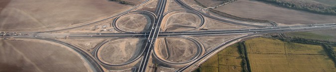 Development of road infrastructure along the major national and Pan-European transport axes