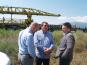 Minister Danail Papazov inspects the construction works along the railway section Septemvri-Plovdiv 